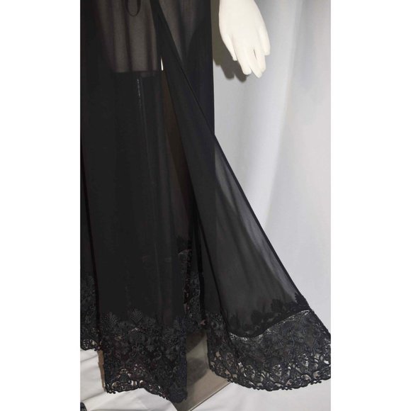 Ted Baker Black Sheer Swim Coverup - Picture 4 of 5